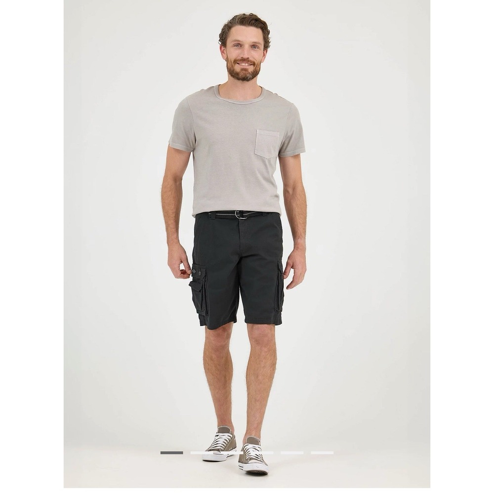 LEE MEN'S LEGENDARY WYOMING CARGO SHORT, Black, Size 40, Belted, NWT‎